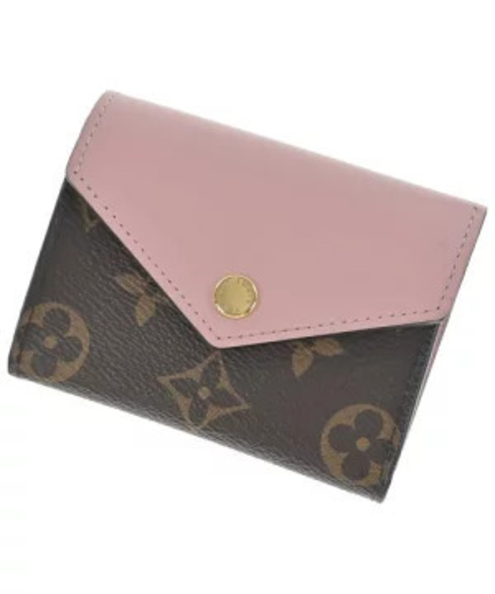 Louis Vuitton Wallet coin case Wallet Brown Pink
